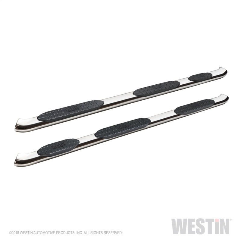 Westin 19+ Ram 1500 Quad Cab w/ 6.5ft Bed PRO TRAXX 5 W2W Oval Nerf Step Bars - Stainless Steel