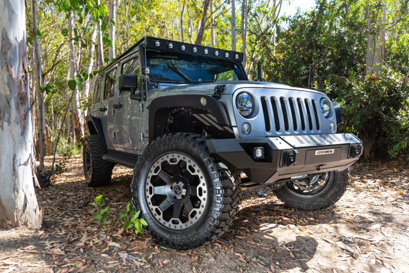 Go Rhino Jeep Wrangler JK WLF Windshield Light Mount Frame - Eight Cube Lights