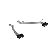 Load image into Gallery viewer, MBRP Ford Explorer ST 3.0L EcoBoost Dual Rear Exit Axle Back w/ Quad Carbon Fiber Tips - T304