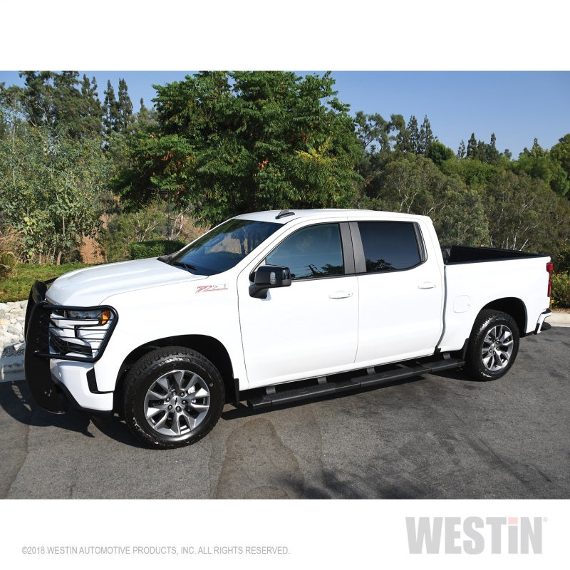Westin Chevrolet Silverado/Sierra 1500 Crew Cab (5.5ft) R5 Modular Nerf Step Bars - Black