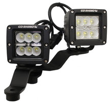 Load image into Gallery viewer, Go Rhino Jeep Wrangler JL/JLU/Gladiator JT Light Mount - Two 3in Cubes Offset