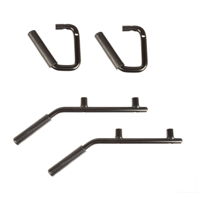 Rugged Ridge Steel Grab Handles F/R Kit Black Jeep Wrangler JK/JKU