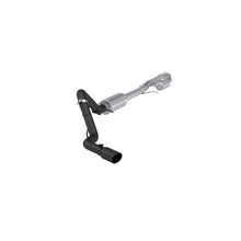 Load image into Gallery viewer, MBRP GM 1500 Silverado/Sierra 2.7L Blk-Coated Alum. Steel 3in Cat-Back Single Side 4in Blk Tip