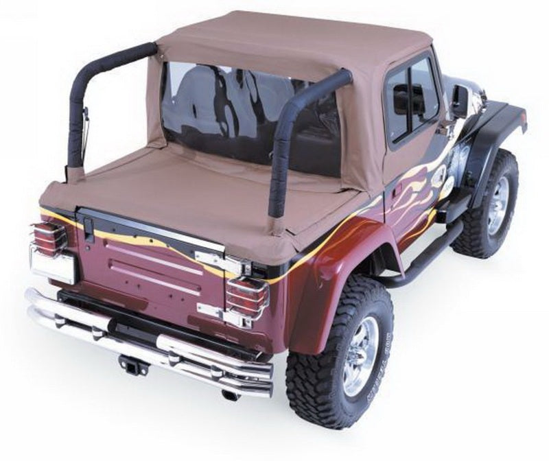 Rampage Jeep Wrangler(YJ) Cab Soft Top And Tonneau Cover - Spice Denim