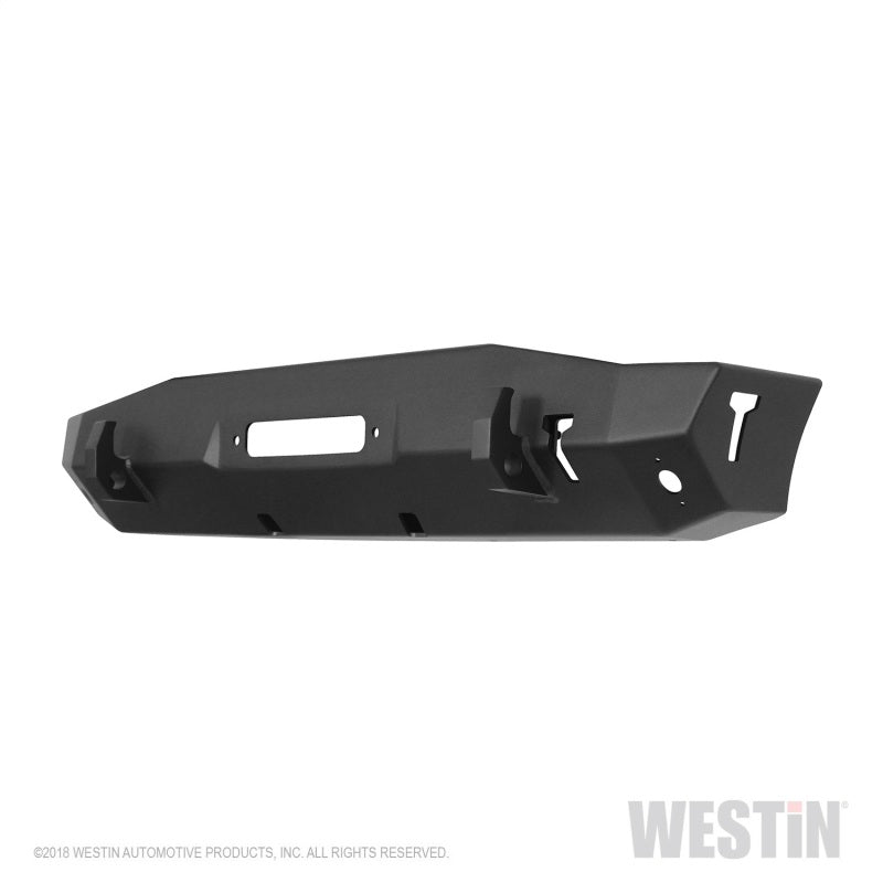 Westin 18+ Jeep Wrangler JL / 20-22 Gladiator WJ2 Stubby Front Bumper - Tex. Blk