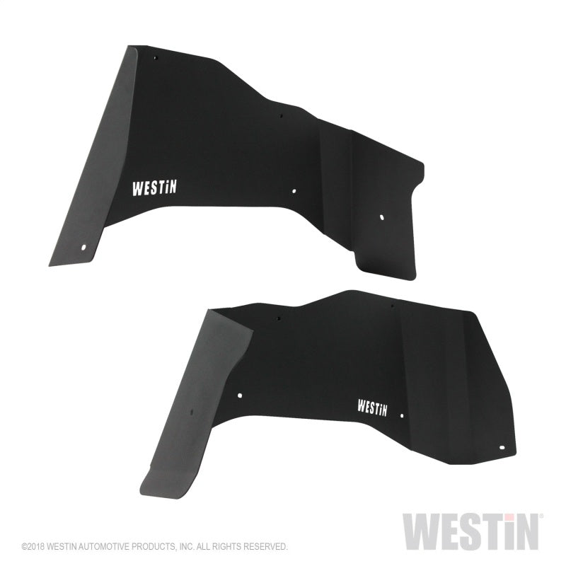 Westin 07+ Jeep Wrangler JK Inner Fenders - Rear - Textured Black