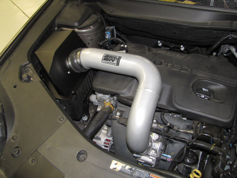 K&N GMC Terrain / 10 Chevy Equinox 2.4L-L4 Silver High Flow Performance Kit