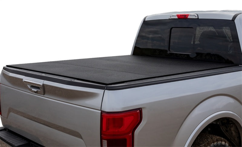 Access LOMAX Tri-Fold Cover 05+ Nissan Frontier w/ 5ft Bed - Black Urethane