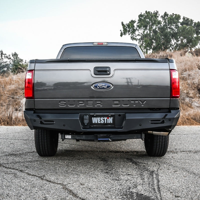 Westin 11+ Ford F-250/350/450/550 Super Duty Pro-Series Rear Bumper - Textured Black