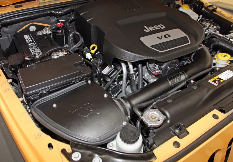 K&N 71 Series Performance Intake Kit for Jeep Wrangler 3.6L V6 (CARB Approved)