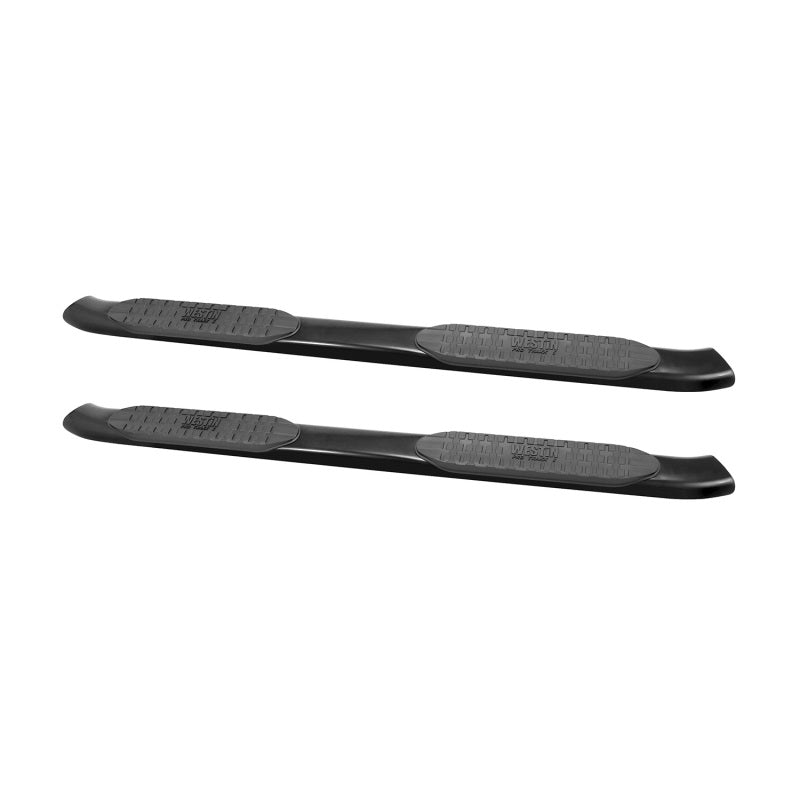 Westin 2014+ Chevy Silverado 1500 Crew Cab PRO TRAXX 5 Oval Nerf Step Bars - Black
