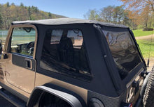 Load image into Gallery viewer, Rampage Jeep Wrangler (JL) Unlimited Frameless TrailView Fastback Soft Top Kit - Black Diamond