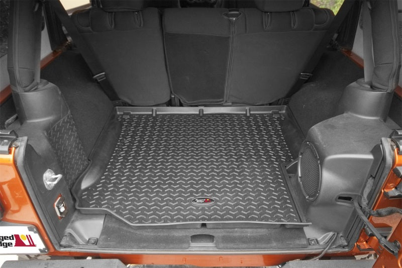 Rugged Ridge Floor Liner Cargo Black Jeep Wrangler Unlimited JK 4 Dr