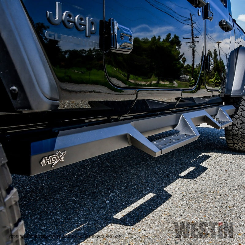 Westin Jeep Gladiator HDX Drop Nerf Step Bars - Textured Black