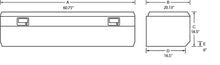 Load image into Gallery viewer, Lund Chevy CK Ultima Single Lid Tool Box w/Slant - Brite