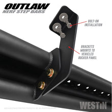 Load image into Gallery viewer, Westin 14+ Chevrolet/GMC Silv/Seirra 1500 Double Cab Outlaw Nerf Step Bars