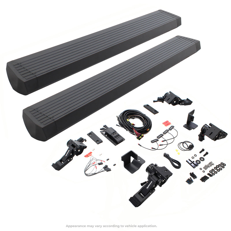 Go Rhino Jeep Wrangler 2dr E-BOARD E1 Electric Running Board Kit (No Drill) - Tex. Blk