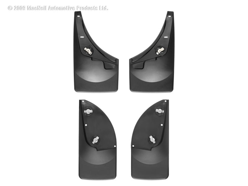 WeatherTech Ford F250/F350/F450/F550 No Drill Mudflaps - Black