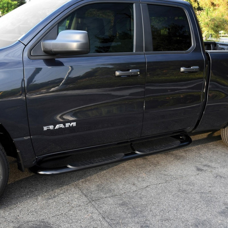 Westin 19+ Dodge Ram 1500 Crew Cab Platinum 4 Oval Nerf Step Bars - Black