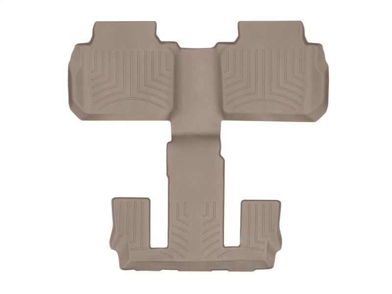 WeatherTech GMC Acadia Rear FloorLiner - Tan (2nd Row Bucket Seats Only)