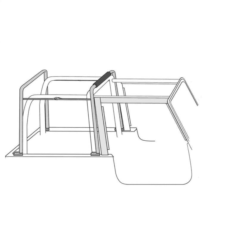Rampage Jeep Wrangler(YJ) Soft Top Hardware - Black