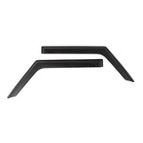 Rugged Ridge Window Visors Matte Black 2-Door Jeep Wrangler