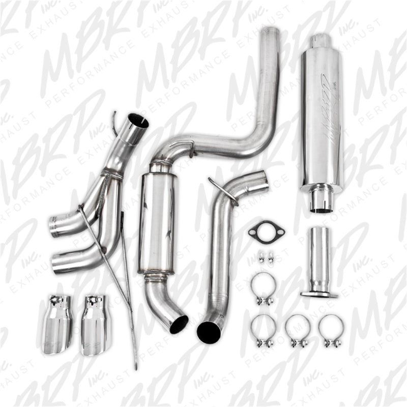 MBRP Ford Focus ST 2.0L EcoBoost Dual Center Outlet T304 3in Cat Back