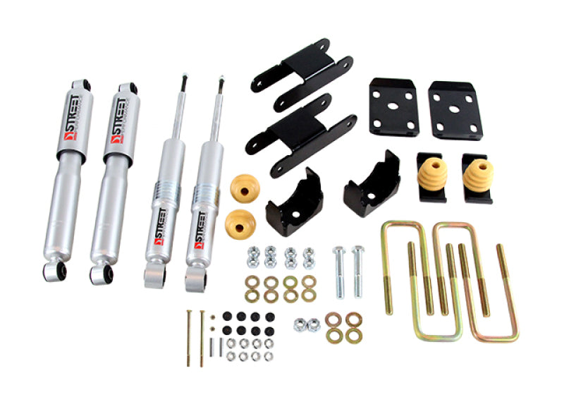 Belltech GM Colorado/Canyon Ext Cab Short Bed Lowering Kit w/ND II Shocks - 0-3in F/4in R Drop