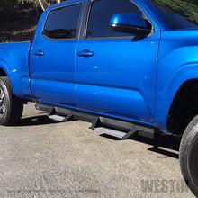 Load image into Gallery viewer, Westin 05+ Toyota Tacoma Double Cab HDX Stainless Drop Nerf Step Bars - Textured Black