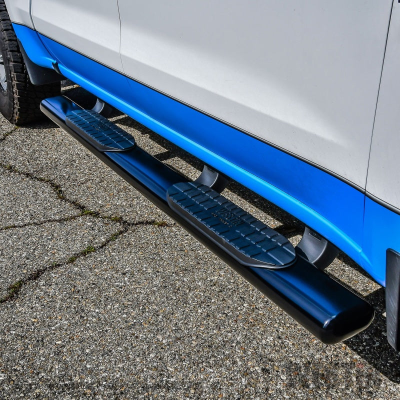 Westin 19+ Chevrolet Silverado Crew Cab PRO TRAXX 6 Oval Nerf Step Bars - Black