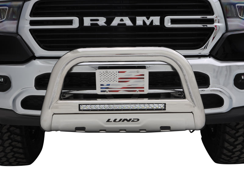 Lund GMC SIERRA 2500 HD BULL BAR W/ LIGHT & WIRING Stainless Steel