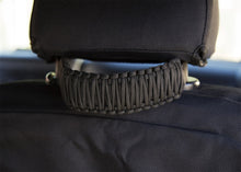 Load image into Gallery viewer, Rugged Ridge Paracord A-Pillar/Seat Mnt Hdle Black Jeep Wrangler JK