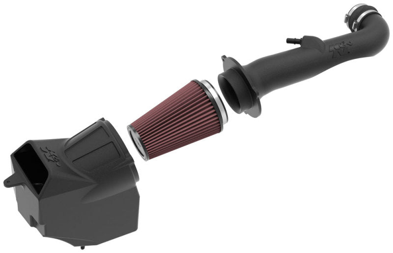 K&N Jeep Wrangler JL V6-3.6L F/I Aircharger Performance Intake