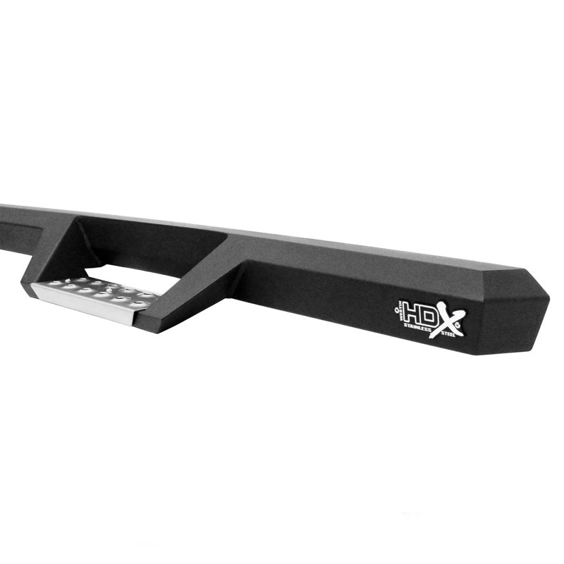Westin Chevy Silverado 2500/3500 HDX Stainless Drop W2W Nerf Step Bars - Textured Black