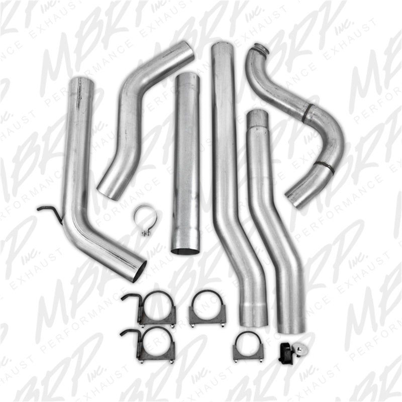 MBRP Dodge 2500/3500 Cummins 4WD Turbo Back Single Side Exit No Muffler PLM Series Exhaust