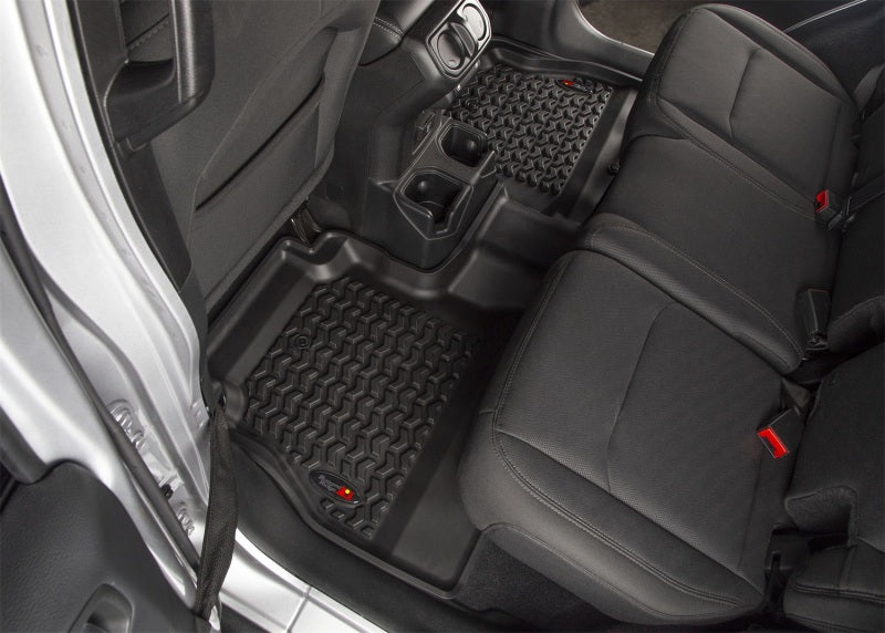 Rugged Ridge Floor Liner Rear Black Jeep Wrangler JL 4 Dr