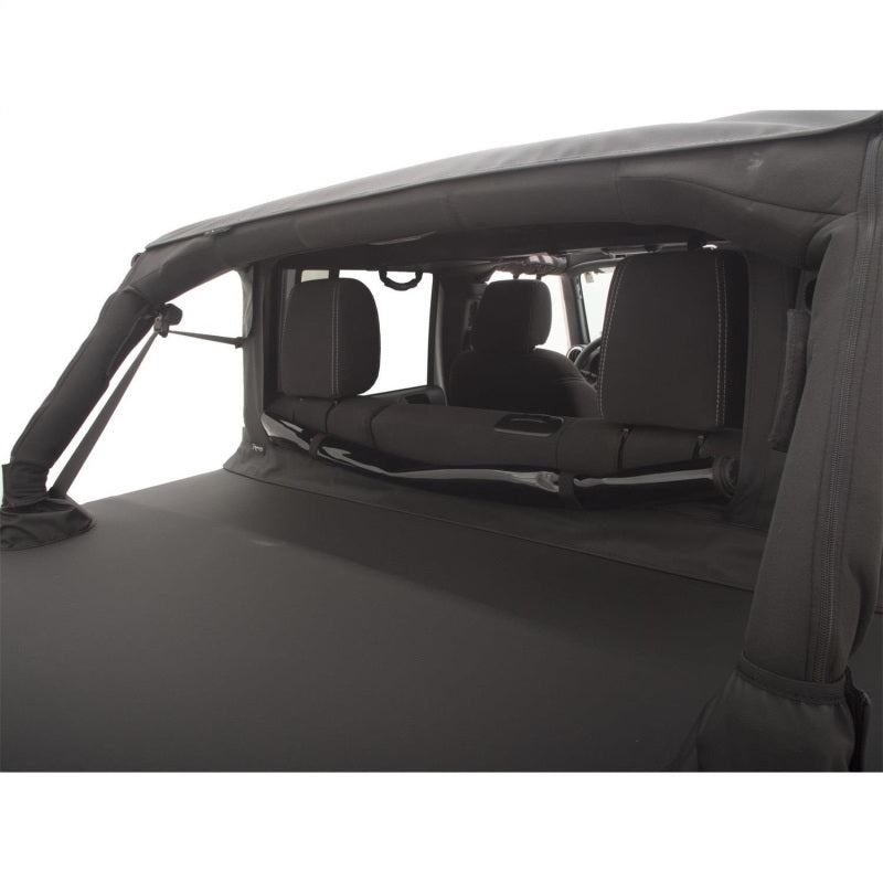 Rampage Jeep Wrangler(JK) 2-Door Trailview Tonneau Top - Black Diamond