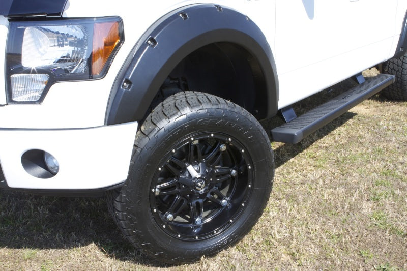 Lund Ford F-150 (Excl Raptor) RX-Rivet Style Smooth Elite Series Fender Flares - Black (4 Pc.)