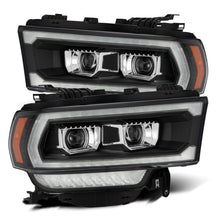 Load image into Gallery viewer, AlphaRex 19+ Ram 2500 LUXX LED Proj Headlights Plank Style Black w/Activ Light/Seq Signal/DRL