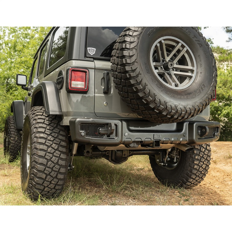Rugged Ridge Spartacus Rear Bumper Black Jeep Wrangler JL