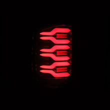 Load image into Gallery viewer, AlphaRex 14-19 Chevy Silverado 1500 Luxx-Series LED Tail Lights Black/Red w/Activ Light/Seq Signal