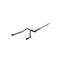 Load image into Gallery viewer, MBRP Dodge Ram 1500 5.7L Cat-Back Dual Split Rear (Through Stock Bumper) AL - Black
