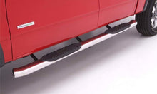 Load image into Gallery viewer, Lund Chevy Silverado 1500 Double Cab 5In Oval Curved SS Nerf Bars - Polished Stainless