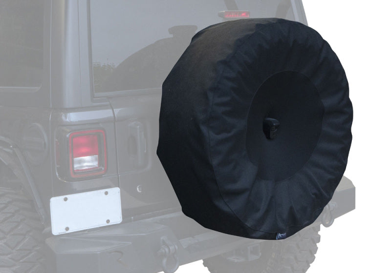 Rampage Jeep Wrangler(JL) Sport 2-Door Tire Cover w/Camera Slot 30in-32in - Black