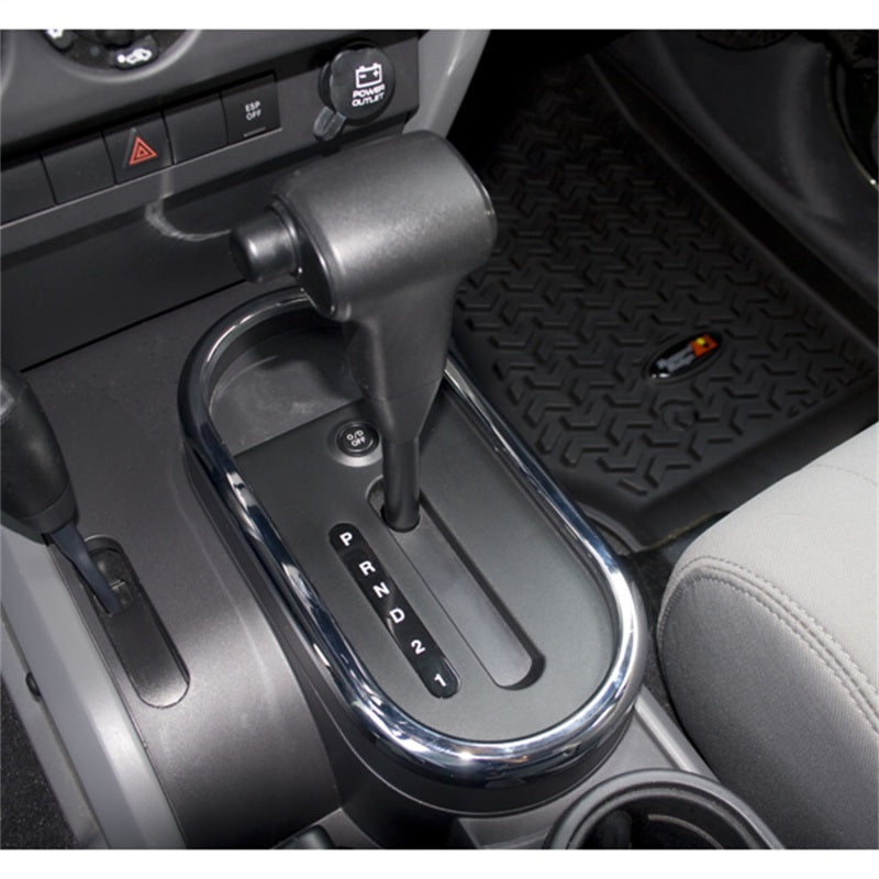 Rugged Ridge Jeep Wrangler JK Chrome Automatic Transmission Shifter Trim