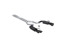 Load image into Gallery viewer, MBRP Ford Mustang GT 5.0L 3in Cat-Back Dual Split Rear - Quad Black Tips