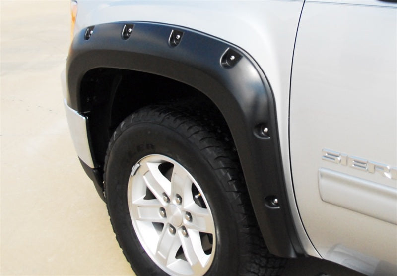 Lund GMC Sierra 1500 RX-Rivet Style Smooth Elite Series Fender Flares - Black (4 Pc.)
