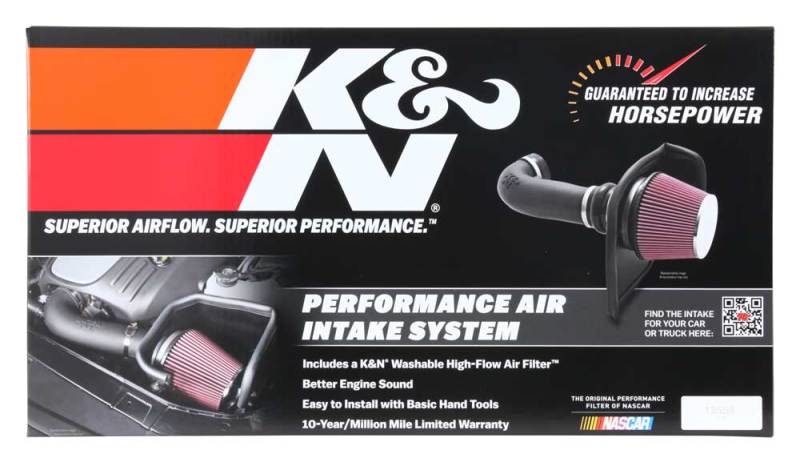 K&N Jeep Cherokee L4-2.4L Performance Air Intake Kit