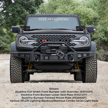 Load image into Gallery viewer, Go Rhino Ford Bronco (2 and 4 Door) Rockline Full Width Bumper w/ Overrider Bar