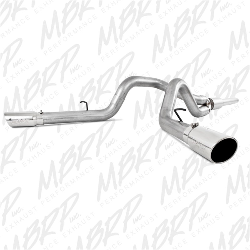 MBRP Ford F-250/350 V-10 Cat Back 4 Dual Split Side